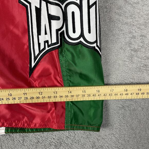 Tapout Shorts Mens 42 Green White Red Mexico Flag MMA Fight Training Embroidered - Picture 10 of 12